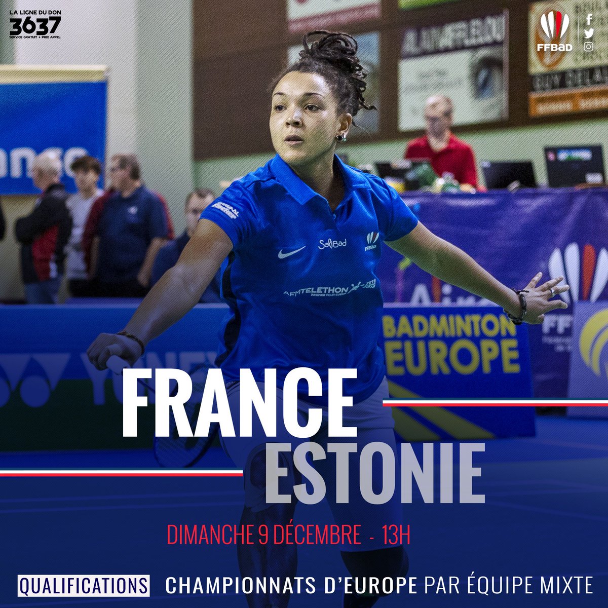 Dernier match de qualification pour l'équipe de France ce midi face à l'Estonie ! #AllezlesBleus  🙌🇫🇷

📺 Suivez la rencontre : youtu.be/VKeKOXg3YvM