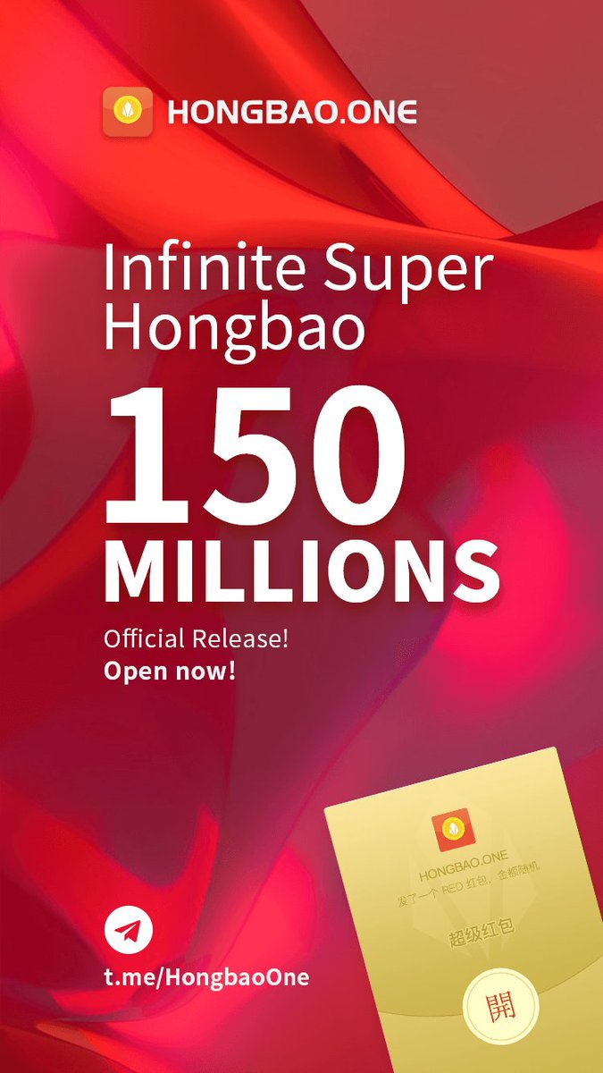 HONGBAO.ONE Equity Swap OPENS NOW!
#eos #hongbao #redenvelope #red #TokenSale