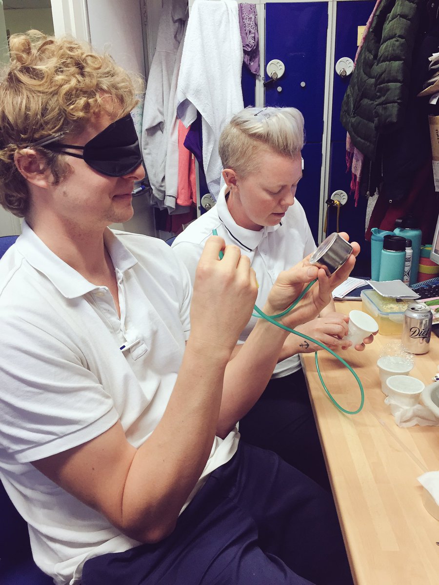 gsmarsh's tweet photo. Paeds physio lunchtimes! #bubblepot #bubblepep #paedsphysios #blindedtrials😉 @RBandH https://t.co/hkLIJO7QRO