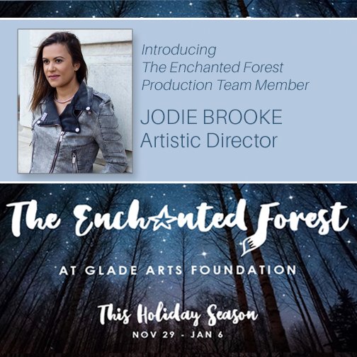 #GladeHolidaySpectacular #PerformingArts #TheaterTheWoodlands Originally from London, Jodie Brooke is the mother goddess artistic force behind Enchanted Forest Holiday Production.