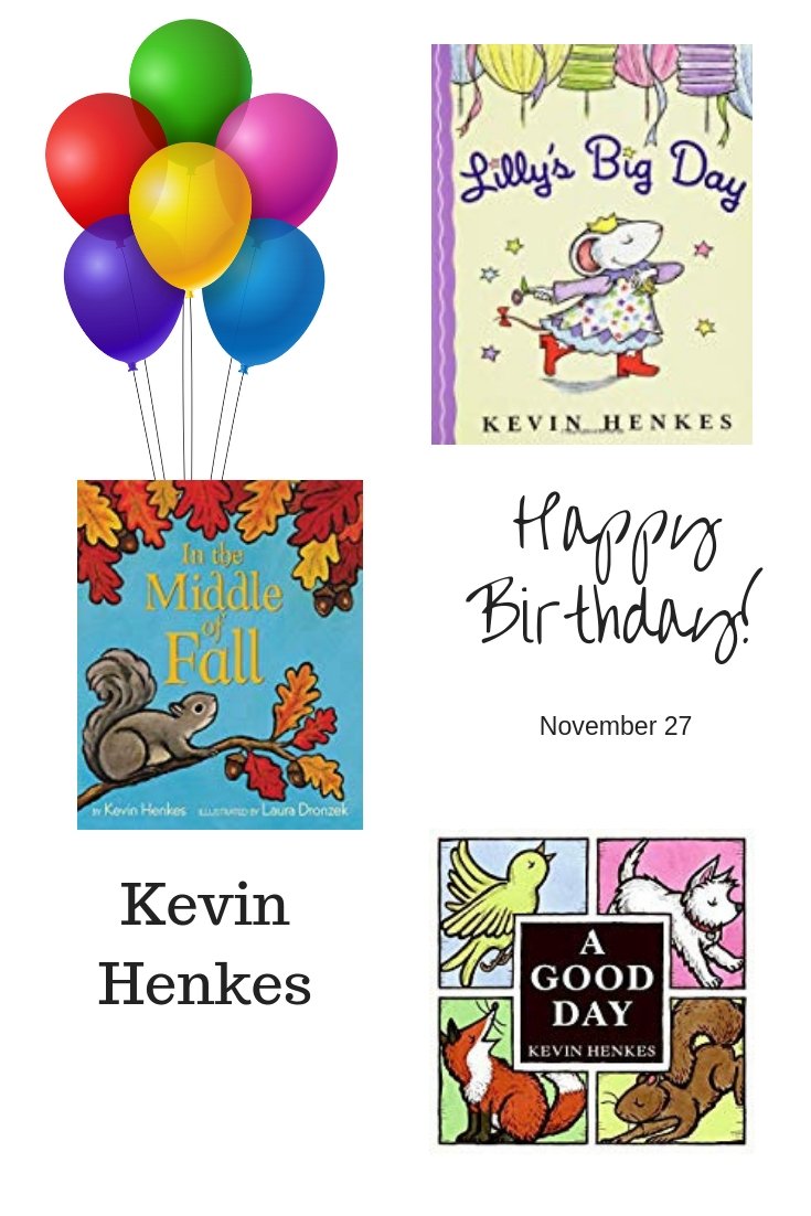 Happy Birthday, Kevin Henkes.  Check out these great titles available at the Fayette County Public Library. 
