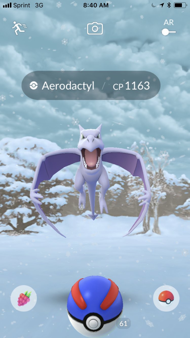 Shiny aerodactyl