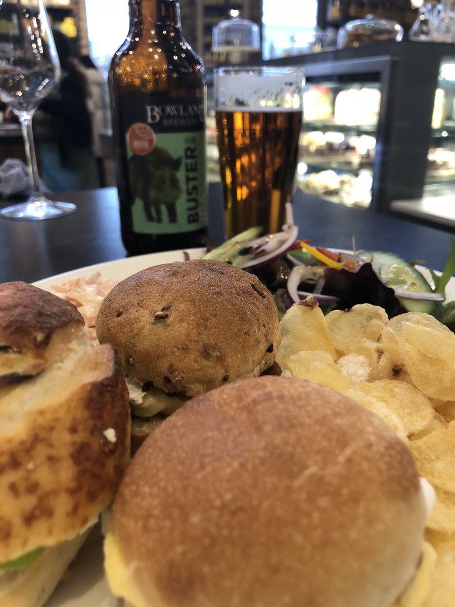 Doing my bit for #LancashireDay here @HolmesMill. Trio of #LancashireCheese sandwiches and and a Buster from @BowlandBrewery  
#lancashire #food #ribblevalley #foodies #foodiesofinstagram