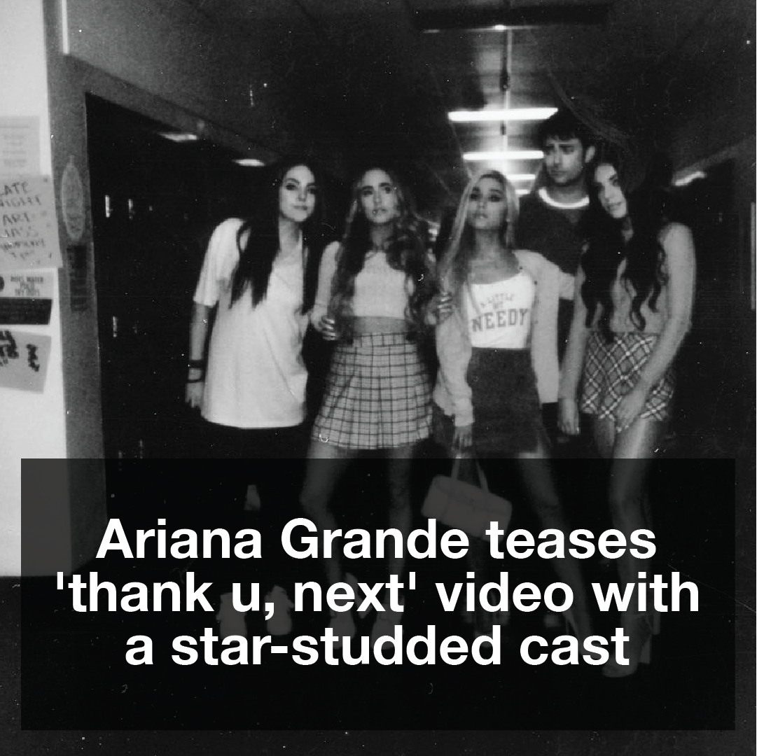 HeyMusicTweets's tweet photo. #HeyMusicUpdate (2/3)
🔻
@ArianaGrande teases her 'thank u, next' video with a star-studded cast including @MeanGirls' @JonathanBennett & #ColleenBallinger, as well as @TroyeSivan.
________
#ArianaGrande #Arianators #MeanGirls #JonathanBennett @ColleenB123 #TroyeSivan #ThankUNext https://t.co/2BbCvIqgbg