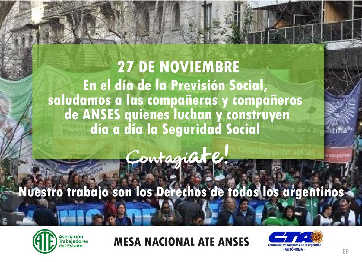 ATE ANSES - MESA NACIONAL tweet media