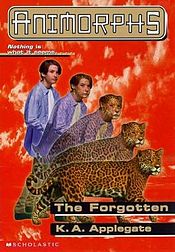  #TheForgotten #AnimorphsBookChallengeWhile on a mission to expose evil aliens, boy, his friends and the aliens get transported back in time and end up in the jungle. Boy turns into monkey and then jaguar but is killed, sending his consciousness back in time to before incident