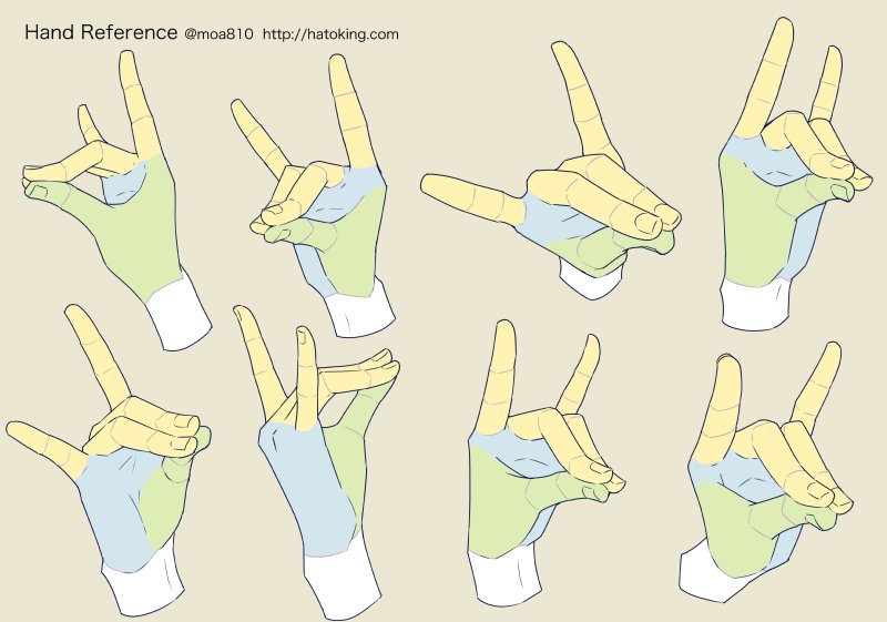 Moa お知らせ トレスokな手のイラスト資料集に 力強く開く つまむ を追加しました T Co wjw0jtjn T Co 332fo8tpao Twitter