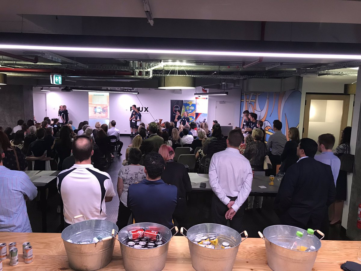 CORE_Innovation's tweet photo. It’s amazing to see such energy and excitement from the next generation of #innovators here at CORE this evening. Students from #KentstCoRE presenting everything they’ve learnt from the #CoRELearningFoundation this year. #resources #mining https://t.co/GbwMH9Ru7c