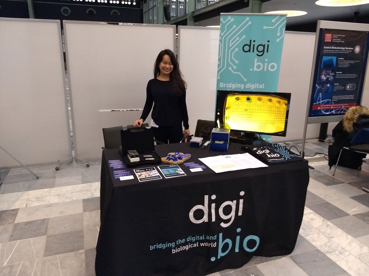 digi_bio's tweet image. We are at #4BIO and our wonderful Sabrina is managing our booth! Learn about #DigitalMicrofluidics and how our beta program can open bring microfluidics to your lab
#biotech #geneediting #microfluidics