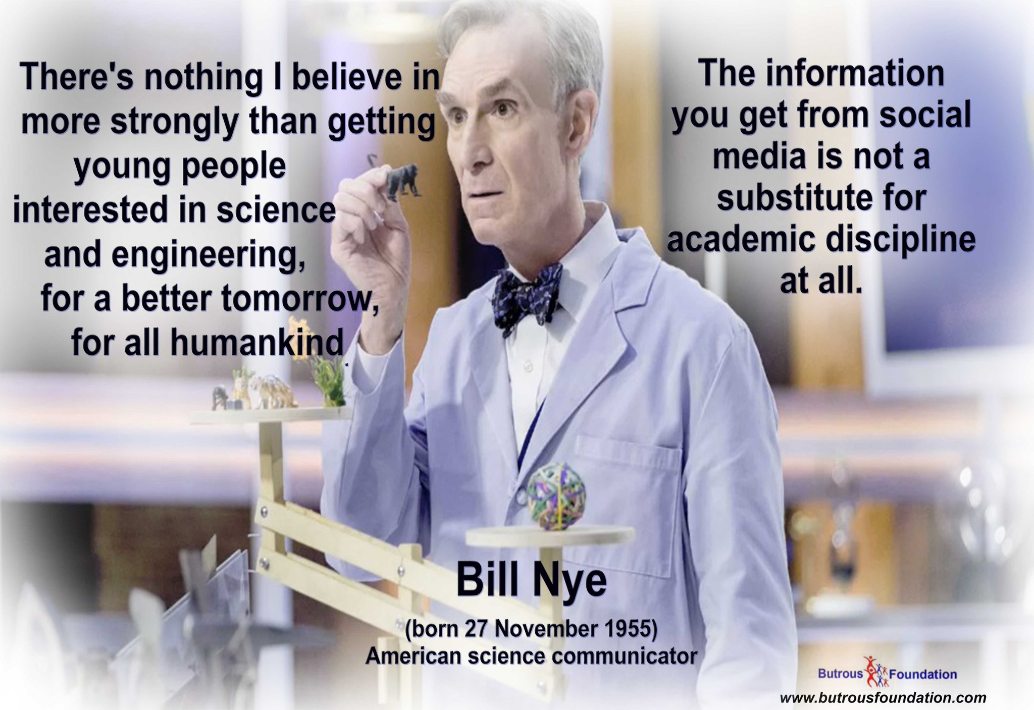 Advice to the Young Scientists from Bill Scaince communicator
Happy 63rd Birthday, Bill 