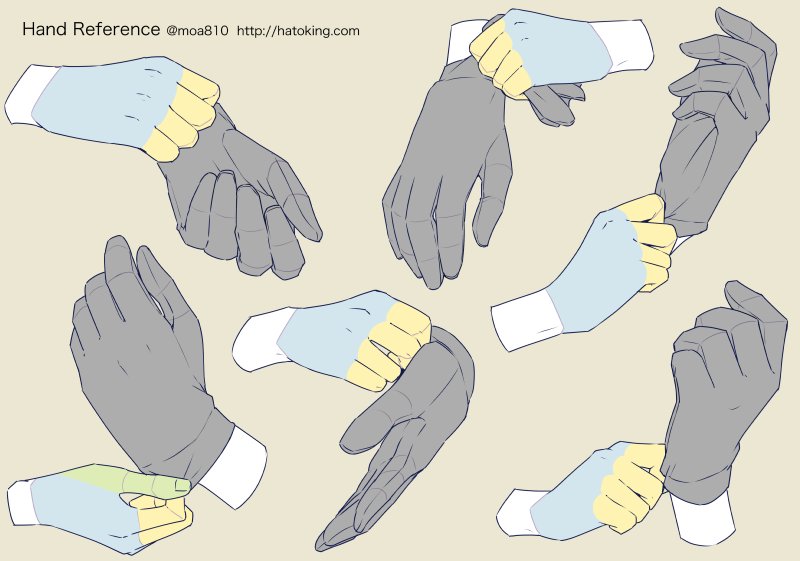 【お知らせ】トレスOKな手のイラスト資料集に「文鳥を飼っている人2」「手袋」を追加しました。  http://hatoking.com/journal/4352.html