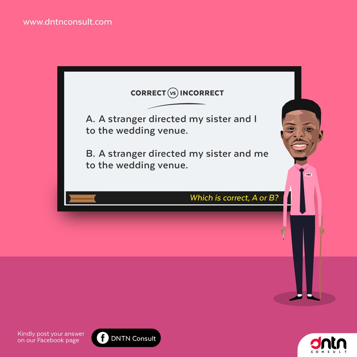 dntnconsult's tweet photo. #CORRECTvsINCORRECT. Tweet your answer. RT to see what others think https://t.co/uIEXo9Y8g4