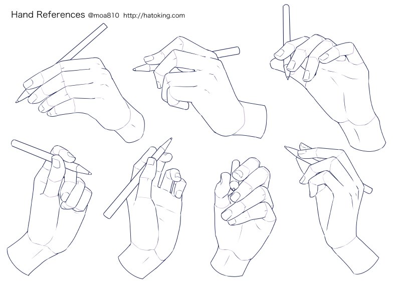 Moa お知らせ トレスokな手のイラスト資料集に 後ろで手を組む Hands Clasped Behind を追加しました 背面で手を組む立ちポーズを想定して描いていますが 一部 相手の手首を掴む 動作にも流用できると思います T Co wjw0jtjn