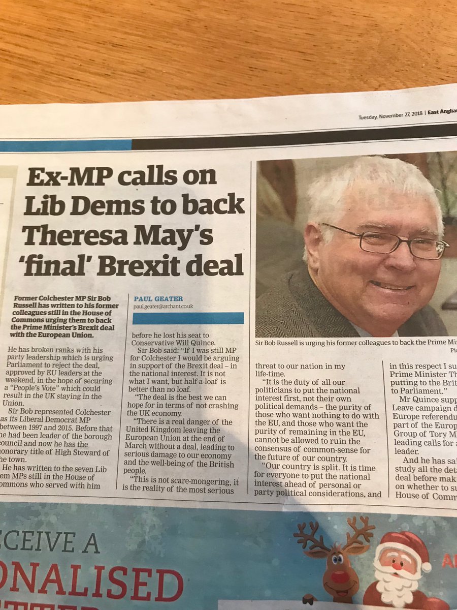 Well done Bob Russell