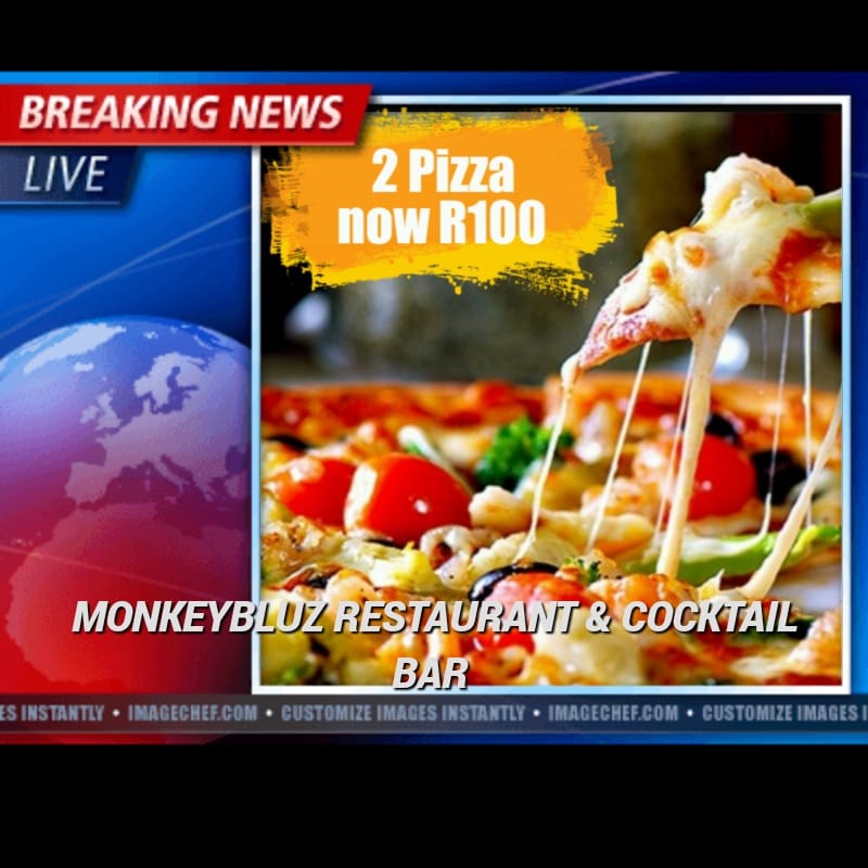 <a href="/monkeybluz/">MonkeyBluz 🍴</a> now we have any Two Pizza's R100 homemade pizza base fresh and delicious 😋 #Pizza #Delicious #Food #Special