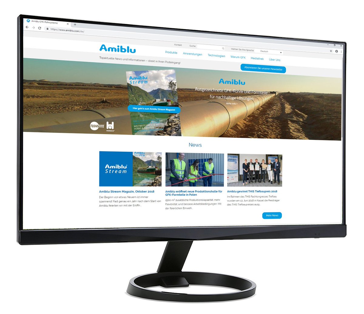 Amiblu The Amiblu Website Is Becoming Multilingual At T Co Iicjzuf1rn You Can Now Access All Contents Plus Country Specific News In German Language Stay Tuned For Further Website Versions Grp Pipeline Flowtite