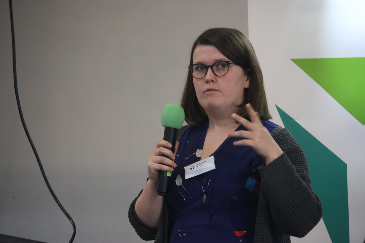 YorkshireSport's tweet image. “The data about where and when sport and activity is happening is not easily shared.  Those who want to be more active are struggling to find that information.” Izy Champion, Data and Innovation Manager @Sport_England #YSFconnect #OpenActive