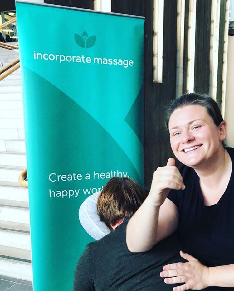 incmassuk's tweet photo. We have a team of highly experienced corporate massage therapists at Incorporate Massage UK.  So no matter how big or small your workforce is we can accommodate you. Contact us about our free 1 hour taster session. Go on you deserve it. #workplacewellness https://t.co/Jv4mt4ffzU