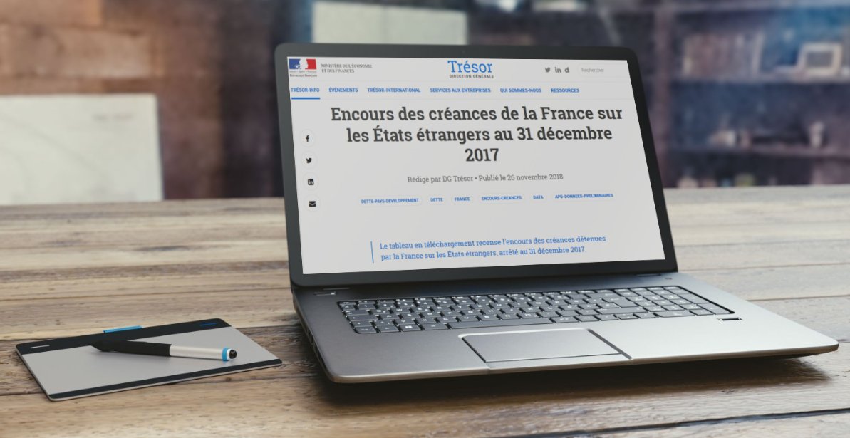 France_Inte's tweet image. 🆕 Retrouvez le tableau des encours des créances de la France sur les États étrangers au 31 décembre 2017 ➡️ tresor.economie.gouv.fr/Articles/2018/… #opendata #data