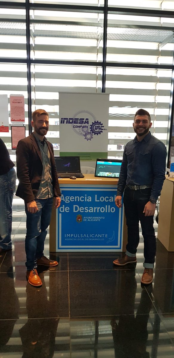 IndesaCompany's tweet photo. @IndesaCompany Expertos en industria 4.0.
#ADDAalicante #focuspyme2018 #Industria40 #automatismy #Robotics #emprendedores https://t.co/ByNOwsfsI9