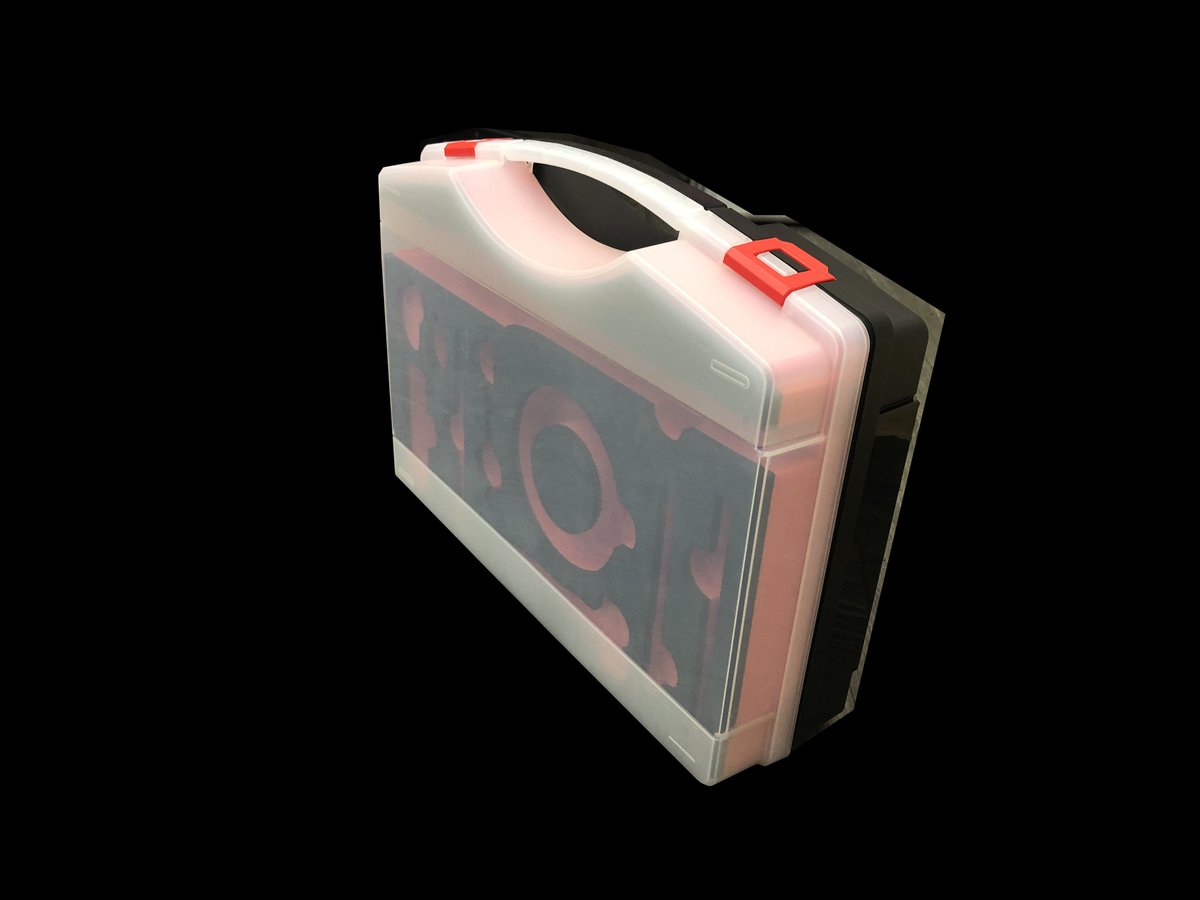 vmtfoam's tweet photo. Nice toolbox with foam inserts tailor-made for our clients in the global aerospace industry.  #tailoring #foam #toolbox #inserts #aerospaceindustries https://t.co/dUxtJ0Pjx9