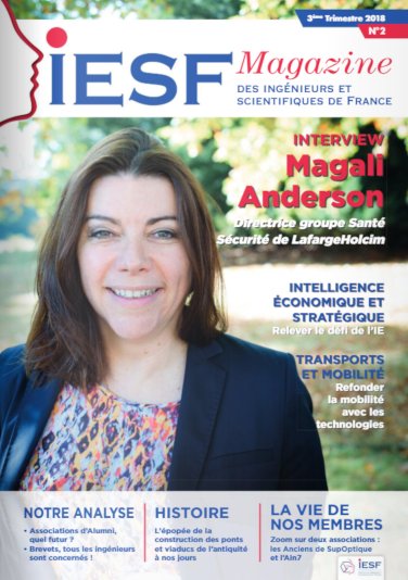 IESFfrance's tweet photo. A la une dans le dernier numéro notre magazine 📘l'interview de Magali Anderson @LaPetroleuseCom, Directrice groupe Santé Sécurité de @LafargeHolcim, diplômée @insadelyon et lauréate du Trophée de la #femme international #industriELLES18 👏♀️
➡️https://t.co/VQo4lQfTJH https://t.co/dfeRdnnpOc