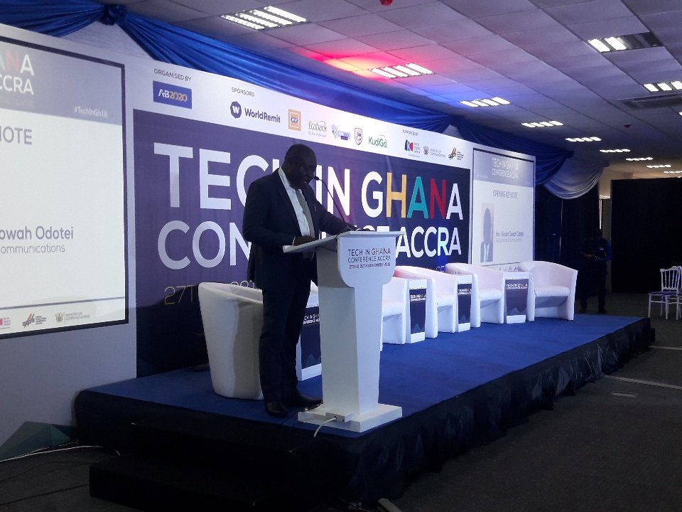 kudigoinc's tweet image. Keynote speaker Hon Vincent Sowah Odotei, #TechinGh18 #KudiGoisHere #TheNewSmart #AfricanStartups