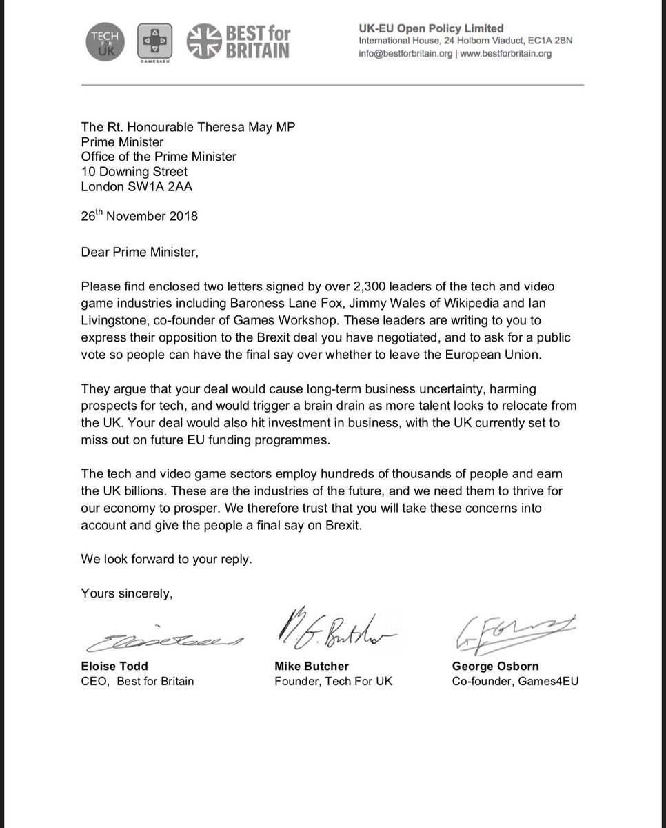 Mike Butcher on Twitter: "Here is the attached cover letter