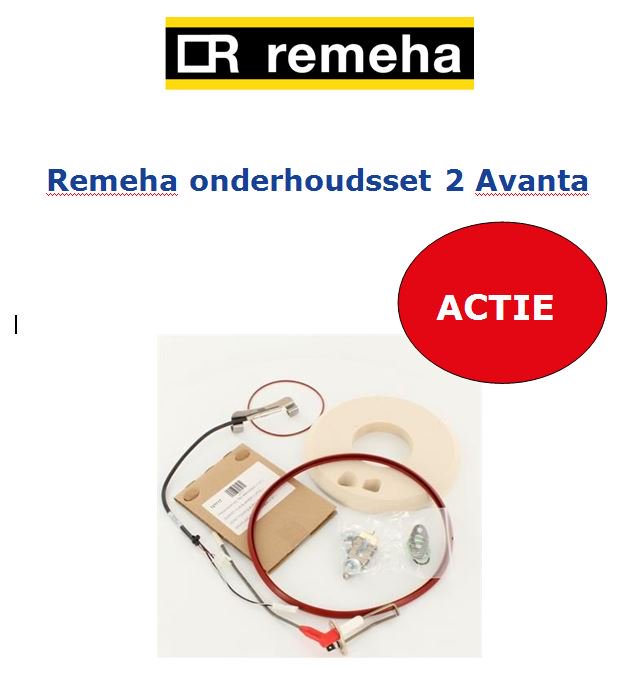 Mailactie week 48: Deze week Remeha onderhoudsset 2 Avanta in de actie. Ga snel naar webshop.salo.nl/mailactie