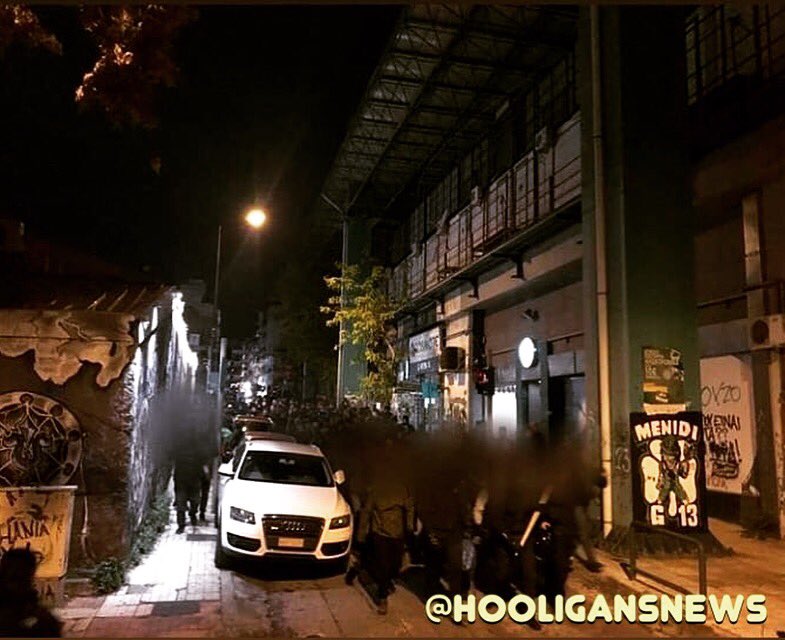 Ajax, Panathinaikos and Cracovia hooligans in search of hooligans AЕК /
Хулиганы Аякса, Панатинаикоса и Краковии в поисках фанатов АЕКа 26.11.2018 🇬🇷 /
#ultras #hooligans #tifo #ajax #afca #fside #panathinaikos #gate13 #cracovia #judegang #aek
