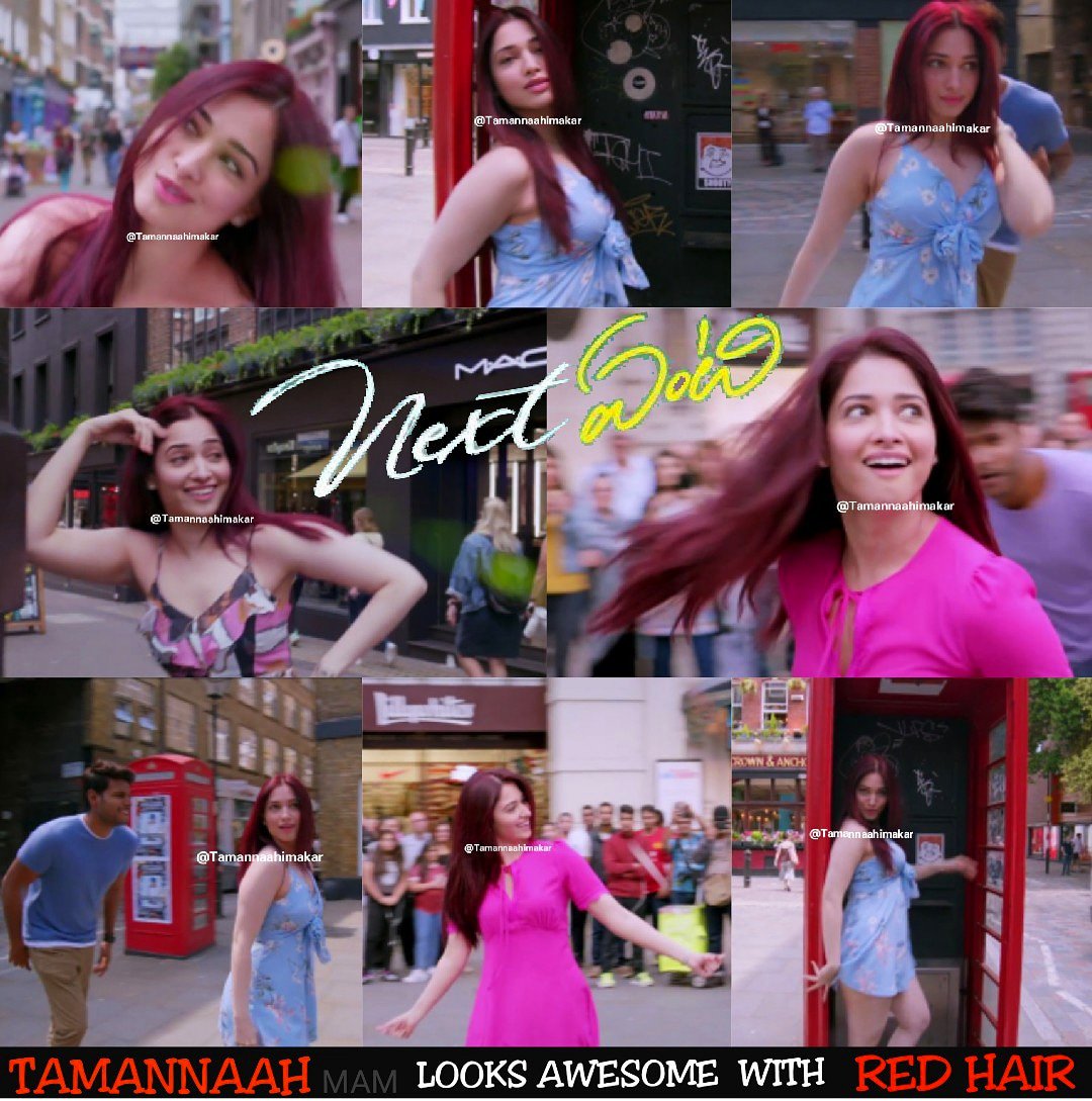 Tamannaahimakar's tweet photo. @tamannaahspeaks mam looks awesome in RED HAIR π
#OhNoNever video song from #NextEnti
https://t.co/T7hmSWDT71
@sundeepkishan sir
@pnavdeep26 sir
@kunalkohli sir
A @leon_james Musical
#NextEntiOnDec7
#Tamannaah https://t.co/oLA2DSolnY