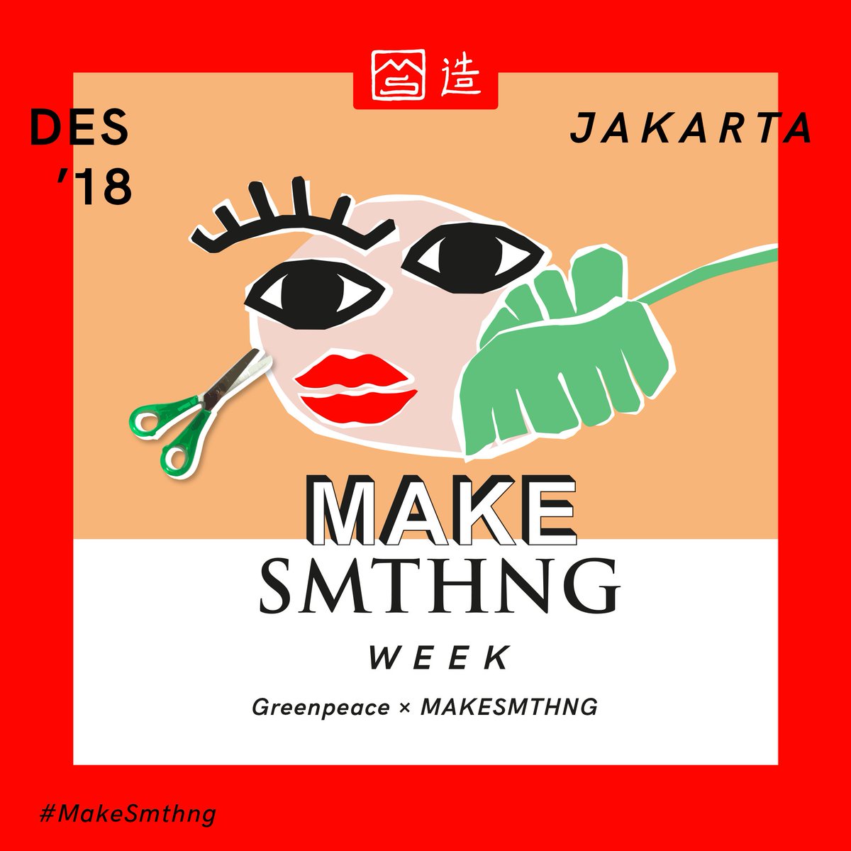 GreenpeaceID's tweet photo. Siapkan dirimu, MAKE SMTHNG WEEK kembali lagi!
Yuk jadi bagian dari para kreator yang membawa perubahan untuk dunia bebas sampah. Pantau media sosial kami untuk info selanjutnya ;)
#makesmthng #MSW18 #makesmthngweek #makersmovement #BreakFreeFromPlastic #PantangPlastik https://t.co/e23V1oKCUA