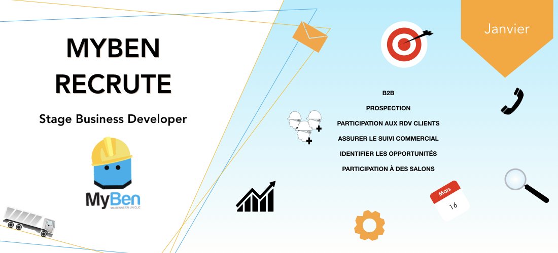 MyBen_fr's tweet photo. @MyBen_fr recrute !
Si le monde du #transport et du #BTP vous intéresse et que vous n'avez pas peur des défis...  Postulez chez nous !! #recrutement 

- Community Manager : https://t.co/OvHz1P4Rnl
- Business Developer : https://t.co/ZMhqWZhXE7 https://t.co/sfPJoSKqCH