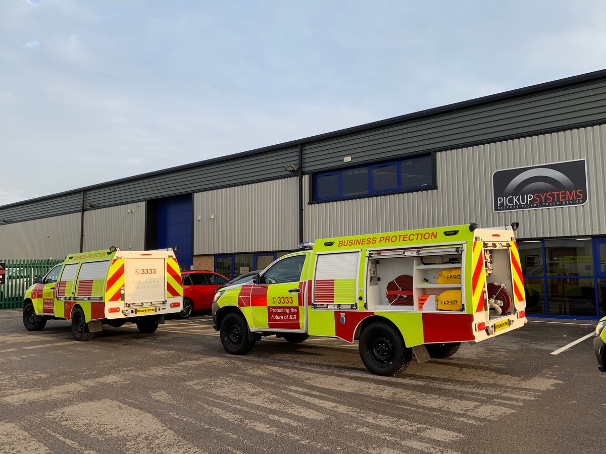pickupsystems's tweet photo. reel, a HPX75 pump, 450L of water and a 50L foam tank. The vehicle specifications also have a blue light system, radio installation and battenberg livery.
#pickupsystems
#fireconversion
#businessprotection https://t.co/DoIJSgQ5VH