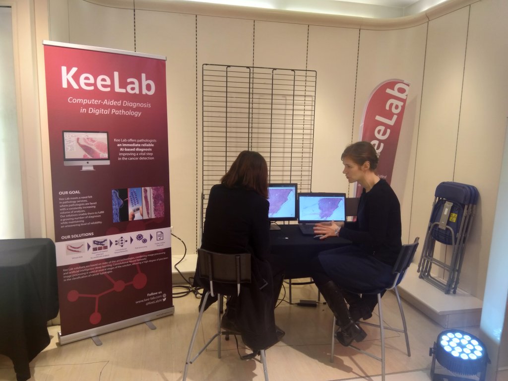 myfatene's tweet photo. Nvelles possibilités de détection du cancer du sein grâce à l'IA au village de l innovation @KeeLabAI #TEDxSaclay @sqy https://t.co/asjirXNhqH