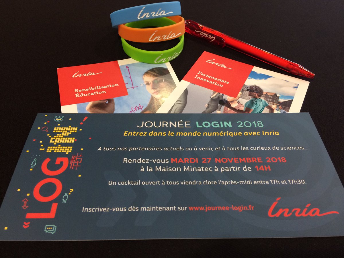 inria_grenoble's tweet photo. La journée #login2018 c'est aujourd'hui à @MINATEC : entrez dans le monde #numerique avec @Inria ! https://t.co/bo6RCwRYfF