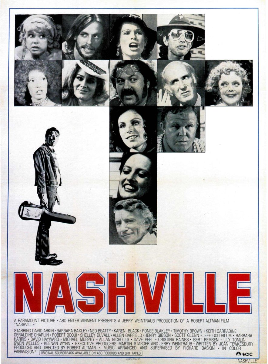 Alle 18.40 tutti al cinema con #IlCineocchio, la nostra rubrica curata da <a href="/JustElia88/">Elia</a>. Oggi il film capolavoro di Robert Altman, NASHVILLE.