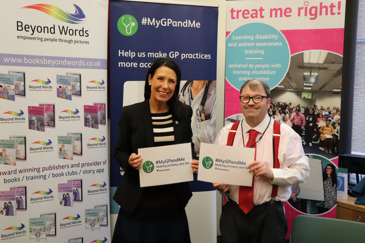 Great to meet @DimensionsUK @TMRCertitude and @UK_beyondwords who are helping to make healthcare fairer through the #MyGPandMe and #TreatMeRight campaigns