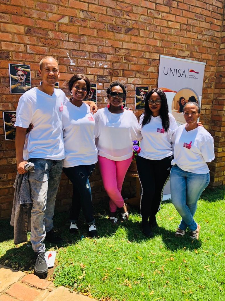 SWHAP_Sweden's tweet photo. #SWHAP SA Coordintor talking to @unisa students about sexual harassment in the workplace as part of work readiness programme #16days #HearMeToo #GBV https://t.co/KWICtLlzpn