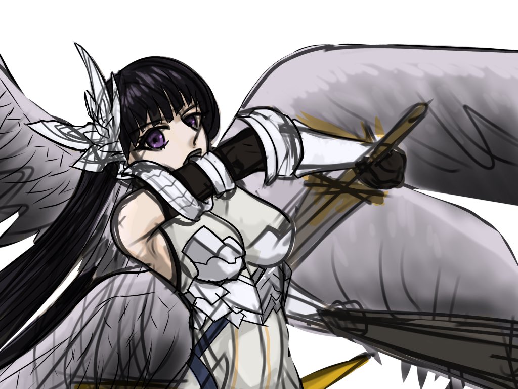 メイキング
この絵、実は昔に描いた絵のリメイクなんですよね 