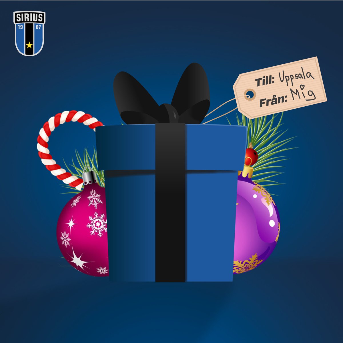 SiriusBandy's tweet photo. Nu har du återigen chansen att ge Uppsalainvånarna en fin julklapp i form av fri entré under Sirius hemmamatch mot Broberg/Söderhamn den 19 december kl. 19:00 på Studenternas IP🎅❄️ https://t.co/QMsPWl1Ktf https://t.co/KzzA2K7JmQ