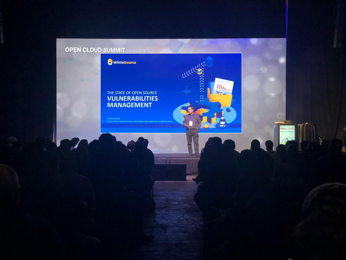 Mend_io's tweet photo. Earlier today, our Senior Director of Product Management Rami Elron presented at Open Cloud Summit in Tel Aviv. Rami discussed the rise of open source vulnerabilities and how organizations are handling vulnerabilities and what the future holds. #OpenCloudSummit https://t.co/e6ZHIdtxU1