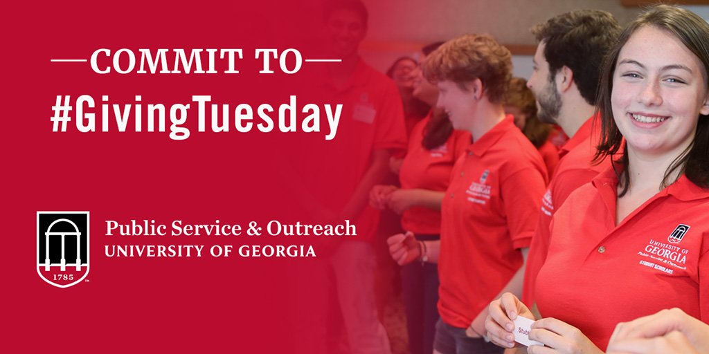 uga_serves's tweet photo. With over 500 public service and outreach faculty working throughout the state, and a $722 million impact on Georgia, will you make service your cause this #GivingTuesday? https://t.co/ayDny3EzYI https://t.co/EC7wECNeNM