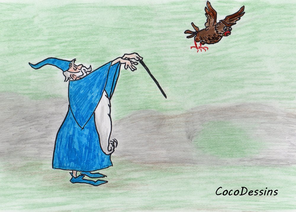 DessinCoco's tweet photo. Merlin l'Enchanteur #Disney #drawing #fanart #dessin #dibujo #thedailysketch #illustration #illustrationart https://t.co/rSFblipnJK