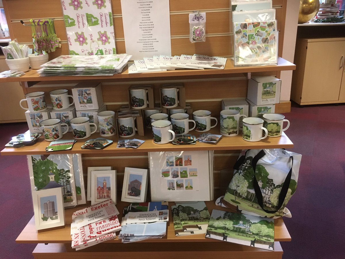 Anjelica1956's tweet image. Lots of treats in @libraryshop #Swindon by @dona_b_drawings @seddevelopments &amp;amp; me! #secretswindon #christmasgiftsideas #christmas2018
