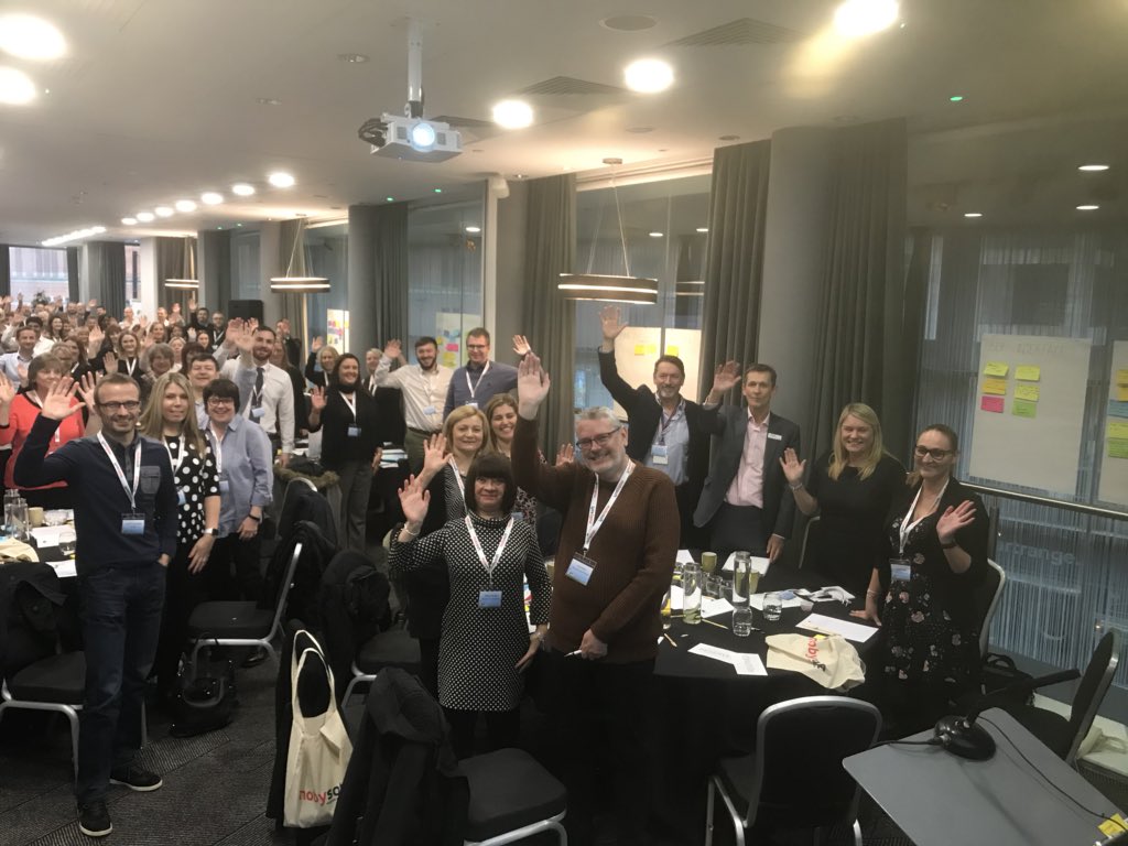 Mobysoft's tweet photo. A busy afternoon ahead at the @Mobysoft User Conference, discussing technology, data and benchmarking. @RachelCollings2 discussing data insight to a buoyed crowd #MobysoftConf https://t.co/vy0lZIv9we