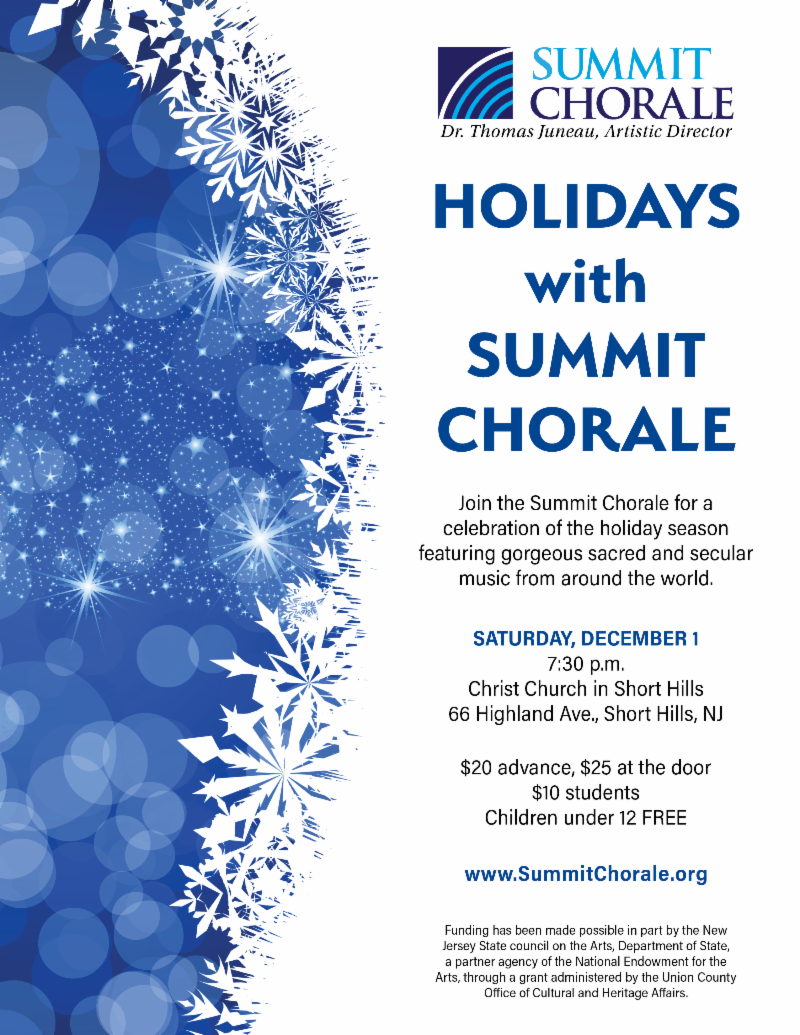 Celebrate the holidays with Summit Chorale conta.cc/2Rjqego