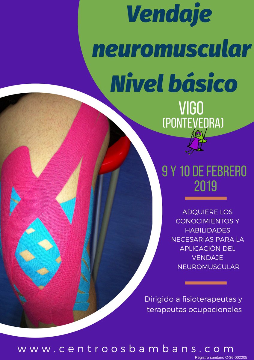 📢Curso Vendaje neuromuscular, nivel básico🦵🏽🦶🏽 para fisioterapeutas y terapeutas ocupacionales. ¡Matrícula reducida😉 hasta el 15 de diciembre! Más información en centroosbambans.com/formación/prof… #curso #fisioterapia #terapiaocupacional #vendaje #neuro #neuromuscular