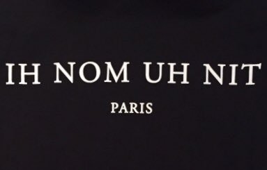 YaichiAi's tweet photo. IH NOM UH NIT
PARIS
18A/W_collection
@ihnomuhnit 
#ihnomuhnit #2018aw https://t.co/SVpFcUCAyx