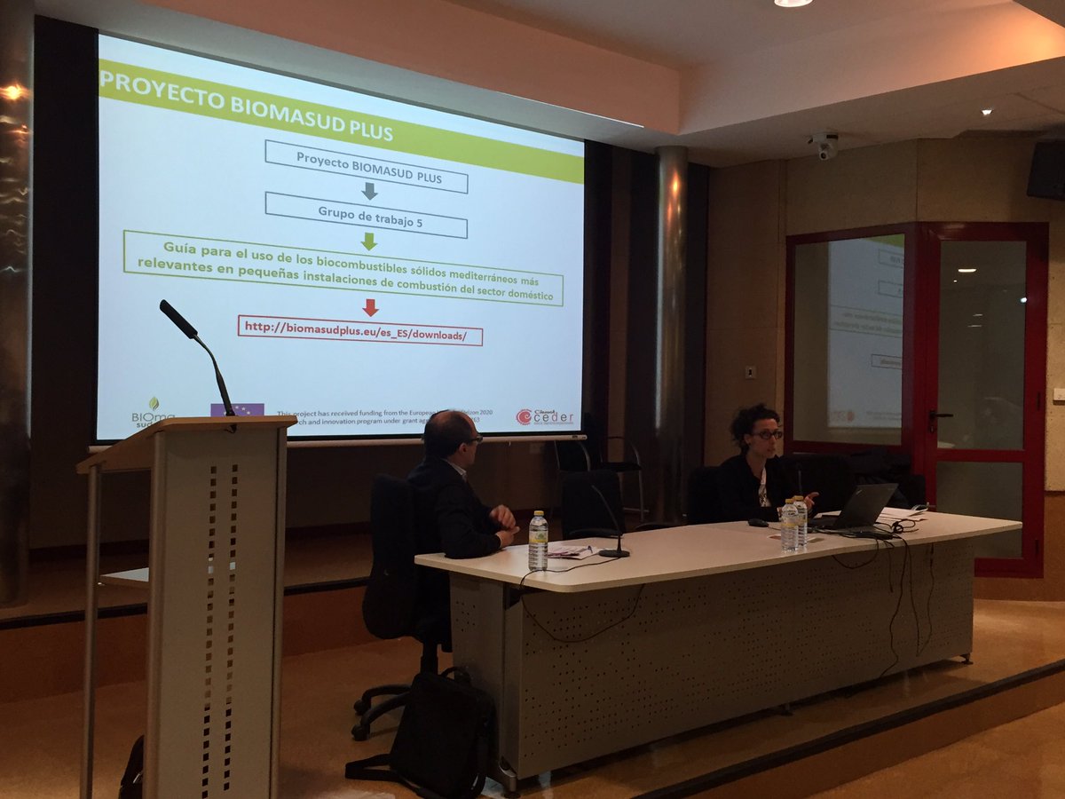 AVEBIOM's tweet image. Seguimos en la jornada del proyecto #BiomasudPlus Ahora Irene Medavilla de Ceder-Ciemat @CIEMAT_Moncloa nos explica cómo se han realizado las guías con recomendaciones para optimizar la combustión de biocombustibles mediterráneos. Las guías Ya están disponibles en la Web